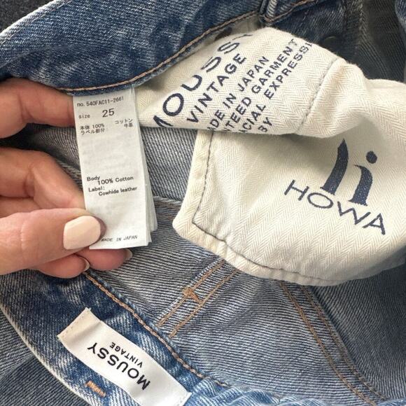 Moussy Vintage Women's Hesperia Straight Leg Denim Jeans, Size 25, Like New - Picture 6 of 9